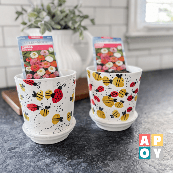 springtime lady bug keepsake craft
