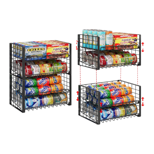 stackable can organizer