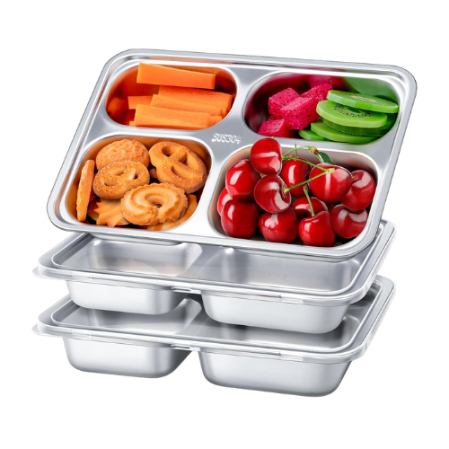 stainless steel snack containers