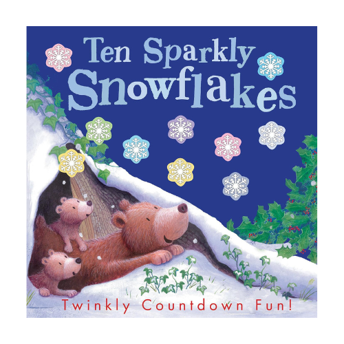 ten sparkly snowflakes