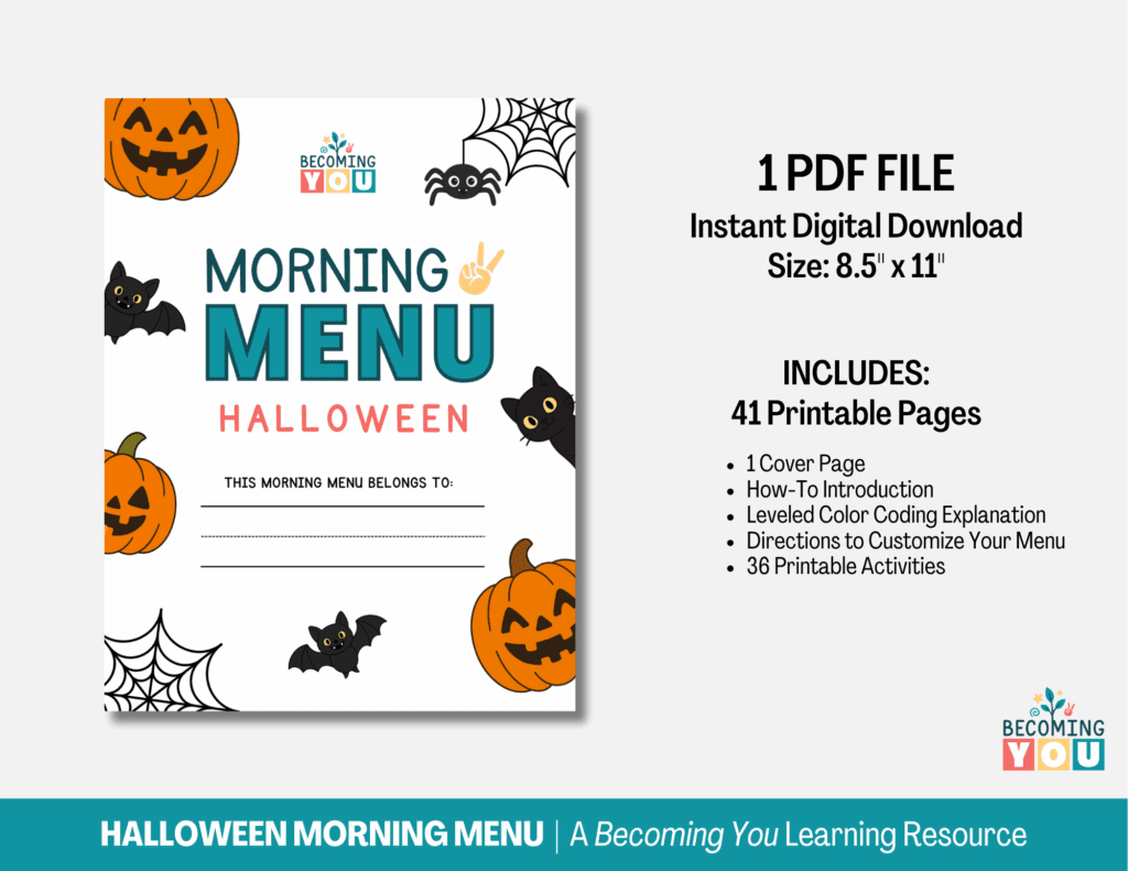halloween morning menu expansion pack