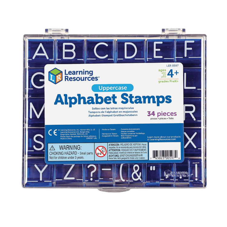 uppercase alphabet stamps