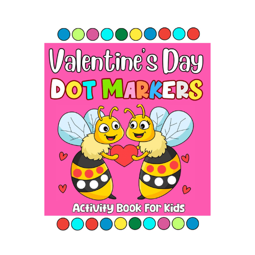 valentines day dot marker book