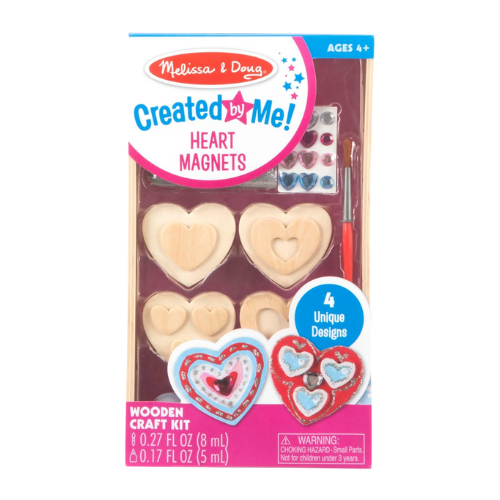 valentines day melissa and doug heart magnets kit