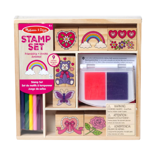 valentines day melissa and doug stamp set