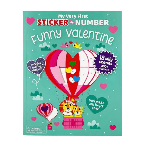 valentines day sticker by number book