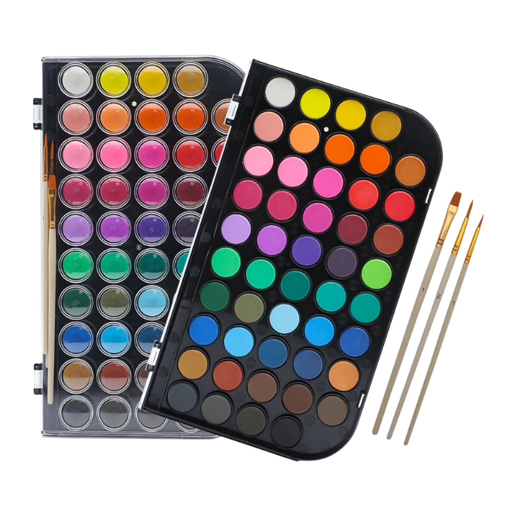 watercolors set