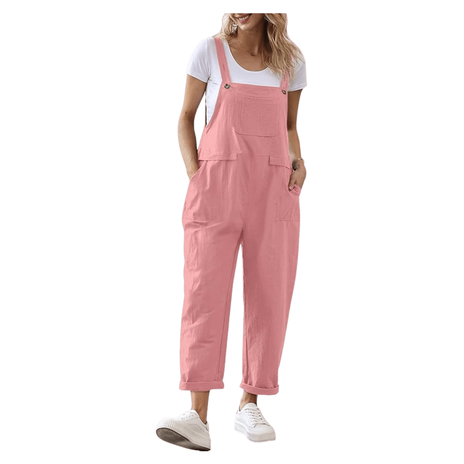 womens overalls pink