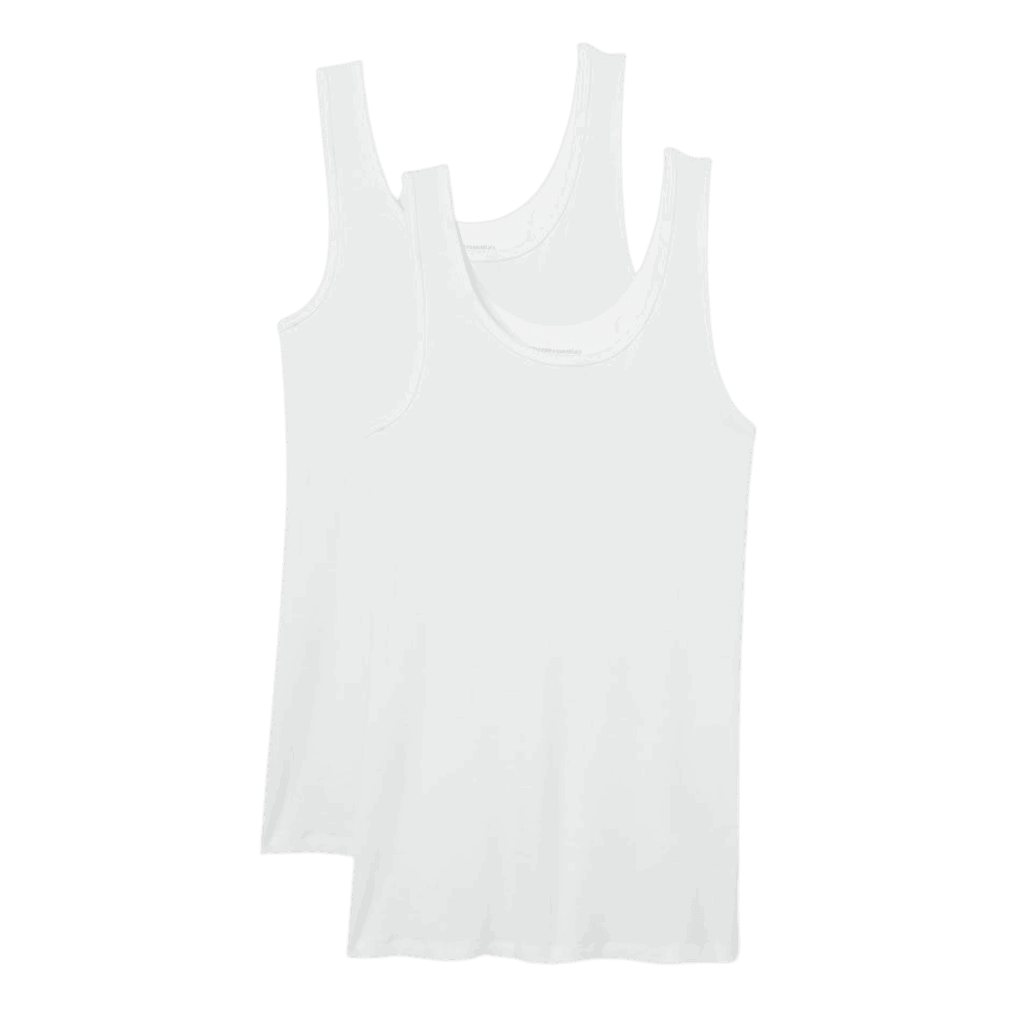 womens white tank tops
