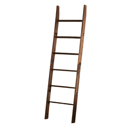 wooden blanket ladder